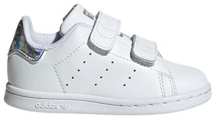 Adidas Παιδικά Sneakers Stan Smith Cf με Σκρατς Cloud White / Core Black από το Siontis Athletics