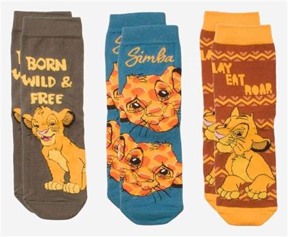 Adidas Παιδικές Κάλτσες Μακριές Lion King Πολύχρωμες 3 Ζευγάρια από το Closet22