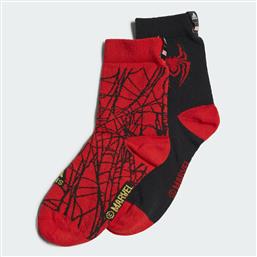 Adidas Παιδικές Κάλτσες Μακριές x Marvel's Κόκκινες 2 Ζευγάρια από το Plus4u