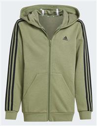 adidas Παιδική Ζακέτα Essentials 3-stripes Πράσινη από το Zakcret Sports