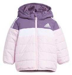 adidas Παιδικό Αθλητικό Μπουφάν Κοντό με Κουκούλα Shadow Violet