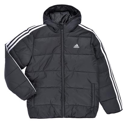 adidas Παιδικό Αθλητικό Μπουφάν με Κουκούλα Μαύρο