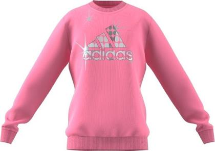 Adidas Παιδικό Φούτερ Ροζ από το MybrandShoes