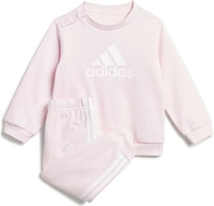 Adidas Παιδικό Σετ Φόρμας Ροζ 2τμχ Badge Sport French Terry από το Outletcenter