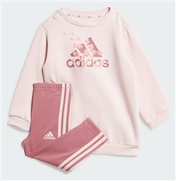 adidas Παιδικό Σετ με Κολάν Χειμερινό 2τμχ Ροζ Essentials Allover Print