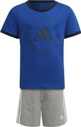 Adidas Παιδικό Σετ με Σορτς Καλοκαιρινό 2τμχ Μπλε