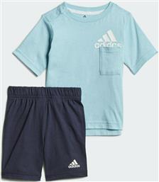 Adidas Παιδικό Σετ με Σορτς Καλοκαιρινό 2τμχ Γαλάζιο από το MybrandShoes