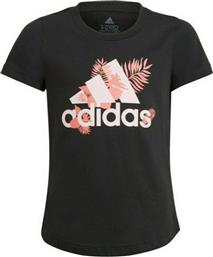 Adidas Παιδικό T-shirt για Κορίτσι Μαύρο Tropical Sports Graphic από το Outletcenter