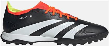 Adidas Predator 24 League TF Χαμηλά Ποδοσφαιρικά Παπούτσια με Σχάρα Core Black / Cloud White / Solar Red από το MybrandShoes