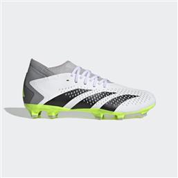 Adidas Predator Accuracy.3 FG Χαμηλά Ποδοσφαιρικά Παπούτσια με Τάπες Λευκά από το MybrandShoes