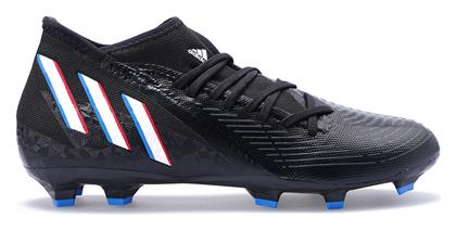 Adidas Predator Edge.3 FG Χαμηλά Ποδοσφαιρικά Παπούτσια με Τάπες Core Black / Cloud White / Vivid Red