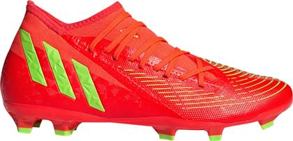 Adidas Predator Edge.3 FG Χαμηλά Ποδοσφαιρικά Παπούτσια με Τάπες Solar Red / Team Solar Green / Core Black από το Cosmos Sport