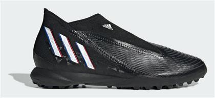 Adidas Predator Edge.3 Laceless TF Χαμηλά Ποδοσφαιρικά Παπούτσια με Σχάρα Core Black / Cloud White / Vivid Red από το MybrandShoes