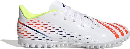 Adidas Predator Edge.4 TF Χαμηλά Ποδοσφαιρικά Παπούτσια με Σχάρα Cloud White / Solar Yellow / Power Blue
