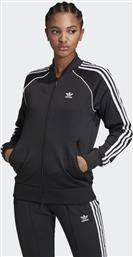 Adidas Primeblue Superstar Γυναικείο Αθλητικό Μπουφάν Μαύρο