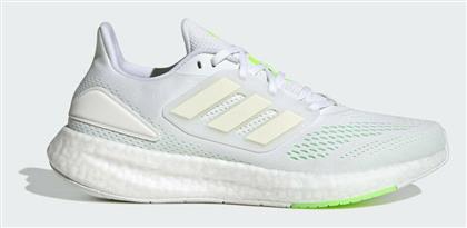 Adidas Pureboost 22 Ανδρικά Αθλητικά Παπούτσια Running Cloud White / Beam Green