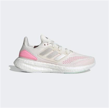 Adidas Pureboost 22 Γυναικεία Αθλητικά Παπούτσια Running Cloud White / Silver Metallic / Beam Pink από το Cosmos Sport
