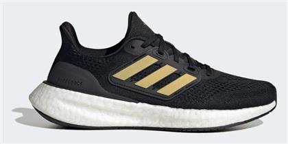 Adidas Pureboost 23 Unisex Running Core Black / Gold Metallic / Carbon από το Outletcenter