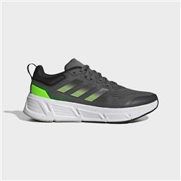 Adidas Questar Ανδρικά Αθλητικά Παπούτσια Running Grey Five / Solar Green / Core Black από το Cosmos Sport