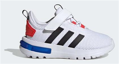 Adidas Racer TR23 Αθλητικά Παιδικά Παπούτσια Running με Σκρατς Cloud White / Core Black / Bright Red