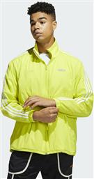 Adidas Reverse Μπουφάν Casual για Άνοιξη Κίτρινο