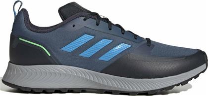 Adidas Run Falcon 2.0 TR Ανδρικά Αθλητικά Παπούτσια Trail Running Wonder Steel / Pulse Blue / Beam Green