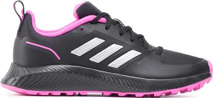Adidas Runfalcon 2.0 Γυναικεία Αθλητικά Παπούτσια Running Core Black / Silver Metallic / Screaming Pink