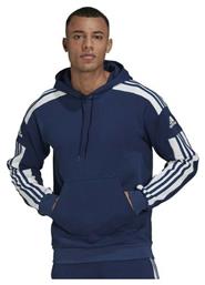 Adidas Squadra 21 Ανδρικό Φούτερ με Κουκούλα και Τσέπες Navy Μπλε