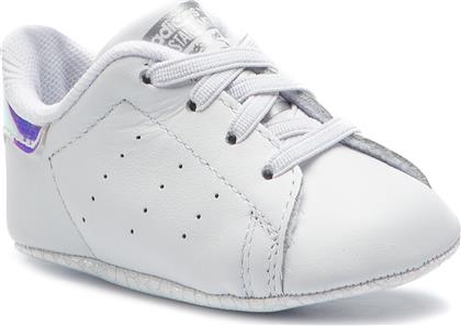 Adidas Βρεφικά Sneakers Αγκαλιάς για Κορίτσι Λευκά Stan Smith από το Spartoo