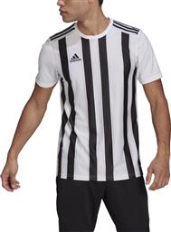 Adidas Striped 21 JSY Αθλητικό Ανδρικό T-shirt Black / White με Ρίγες