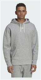 Adidas Studio Lounge Ανδρικό Φούτερ με Κουκούλα και Τσέπες Medium Grey Heather από το MybrandShoes