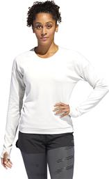 Adidas Supernova Μακρυμάνικη Γυναικεία Αθλητική Μπλούζα σε Λευκό χρώμα από το Zakcret Sports