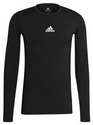 adidas TechFit Ισοθερμική Μπλούζα Μαύρη