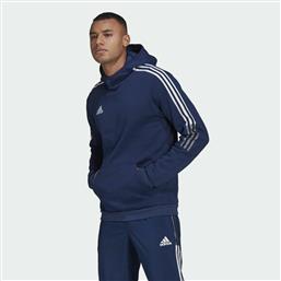 Adidas Tiro 21 Ανδρικό Φούτερ με Κουκούλα και Τσέπες Navy Μπλε