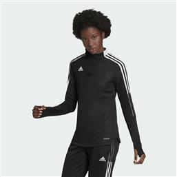 Adidas Tiro 21 Training Μακρυμάνικη Γυναικεία Αθλητική Μπλούζα Μαύρη