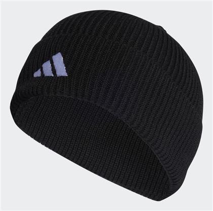 adidas Tiro 23 League Beanie Unisex Σκούφος με Rib Πλέξη σε Μαύρο χρώμα