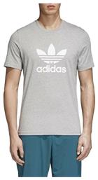 Adidas Trefoil Ανδρικό T-shirt Γκρι με Λογότυπο