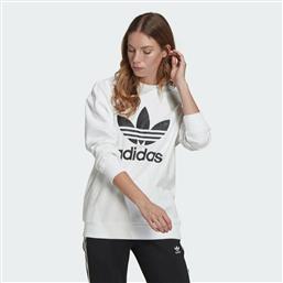 Adidas Trefoil Γυναικείο Φούτερ Λευκό από το Modivo