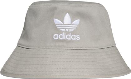 Adidas Trefoil Υφασμάτινo Ανδρικό Καπέλο Στυλ Bucket Solid Grey