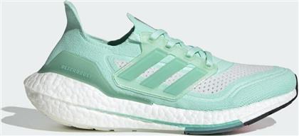 Adidas Ultraboost 21 Γυναικεία Αθλητικά Παπούτσια Running Πράσινα από το Zakcret Sports