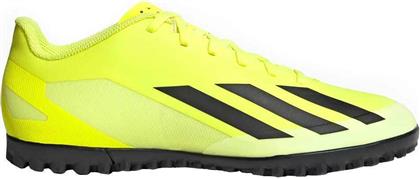 Adidas X Crazyfast Club TF Χαμηλά Ποδοσφαιρικά Παπούτσια με Σχάρα Κίτρινα