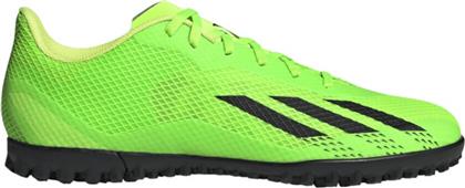 Adidas X Speedportal 4 TF Χαμηλά Ποδοσφαιρικά Παπούτσια με Σχάρα Solar Green / Core Black / Solar Yellow από το Cosmos Sport