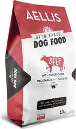 Aellis Oven Baked 10kg Ξηρά Τροφή για Ενήλικους Σκύλους με Μοσχάρι από το Just4dogs