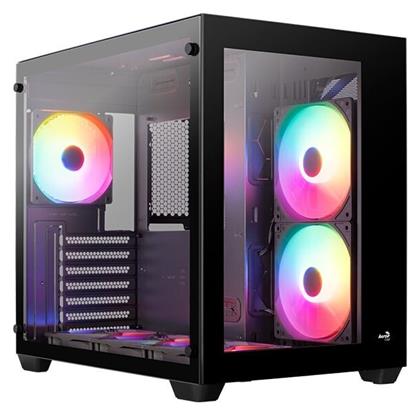 Aerocool Dryft-BK-v1 Midi Tower με Πλαϊνό Παράθυρο