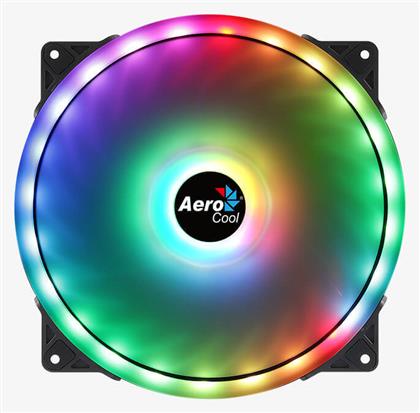 Aerocool Duo 20 Plus Case Fan 200mm με ARGB Φωτισμό και Σύνδεση 6-Pin