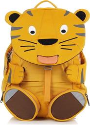 Affenzahn Theo Tiger Σχολική Τσάντα Πλάτης Νηπιαγωγείου σε Κίτρινο χρώμα Μ20 x Π12 x Υ31cm από το Spitishop