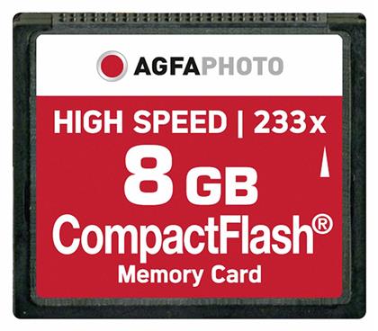 AgfaPhoto High Speed 233x CompactFlash 8GB High Speed από το e-shop