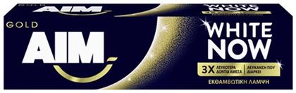 AIM Gold White Now Οδοντόκρεμα για Λεύκανση 75ml