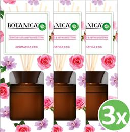 Airwick Αρωματικό Χώρου με Sticks Botanica Τριαντάφυλλο & Αφρικανικό Γεράνι 3τμχ 80ml από το e-Fresh