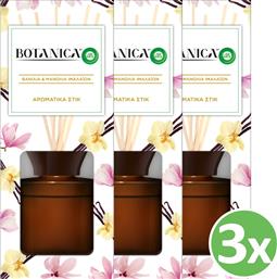 Airwick Αρωματικό Χώρου με Sticks Botanica Βανίλια & Μανόλια Ιμαλαϊων 3τμχ 80ml από το e-Fresh